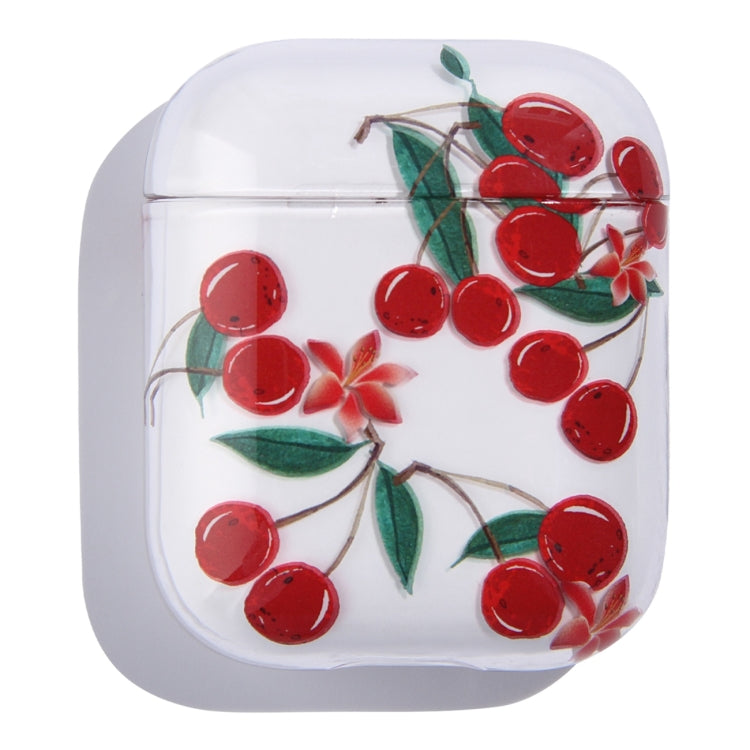 Fruit Pattern Anti-fall Wireless Earphone PC Protective Case For AirPods 1/2