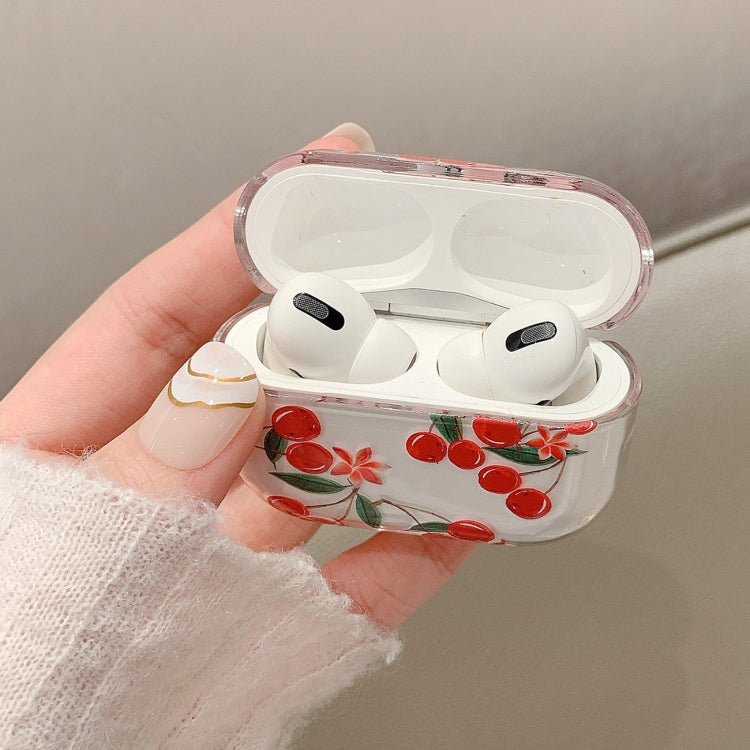 Fruit Pattern Anti-fall Wireless Earphone PC Protective Case For AirPods 1/2