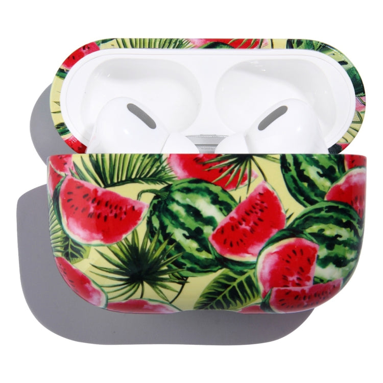 Fruit Pattern Anti-fall Wireless Earphone PC Protective Case For AirPods Pro