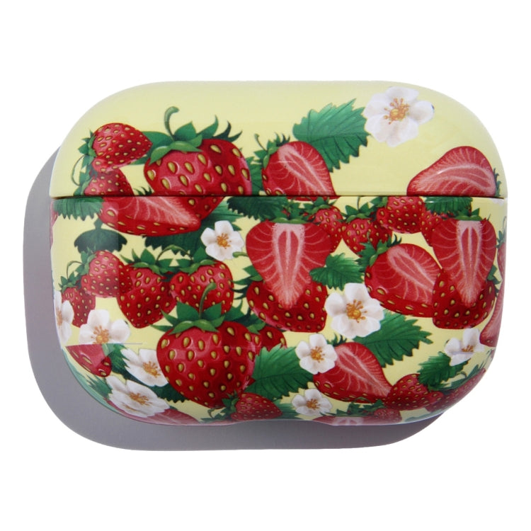 Fruit Pattern Anti-fall Wireless Earphone PC Protective Case For AirPods Pro