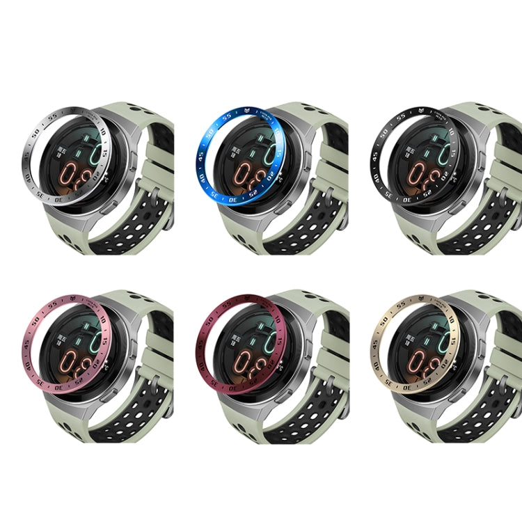 For Huawei Watch GT2e Smart Watch Stainless Steel Bezel Ring, Style:A Version Time