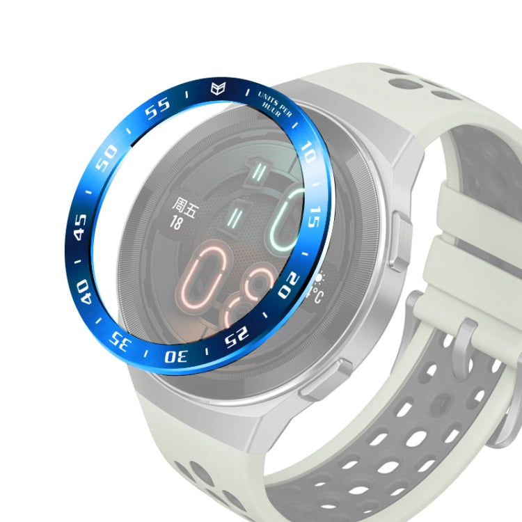 For Huawei Watch GT2e Smart Watch Stainless Steel Bezel Ring, Style:A Version Time