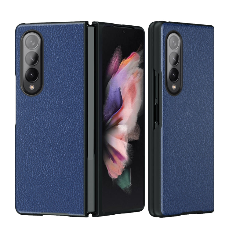 For Samsung Galaxy Z Fold3 5G Litchi Pattern Foldable Protective Case