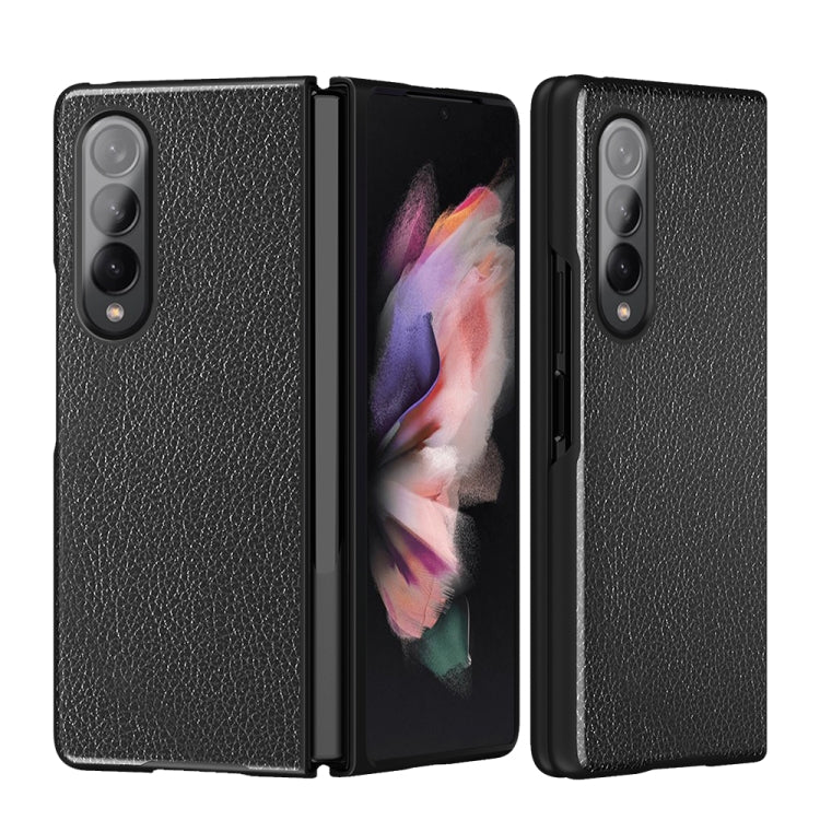 For Samsung Galaxy Z Fold3 5G Litchi Pattern Foldable Protective Case