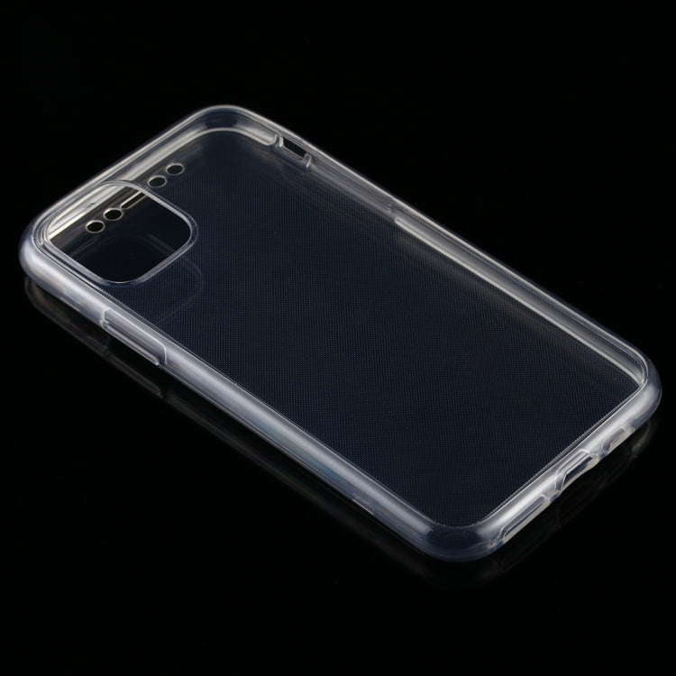 For iPhone 11 Pro Max Ultra-thin Double-sided Full Coverage Transparent TPU Case