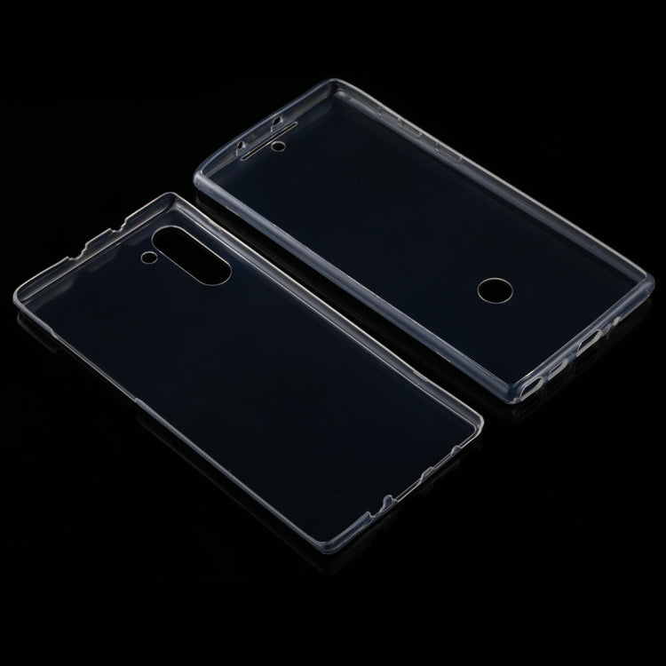 For Galaxy Note 10 Ultra-thin Double-sided Full Coverage Transparent TPU Case