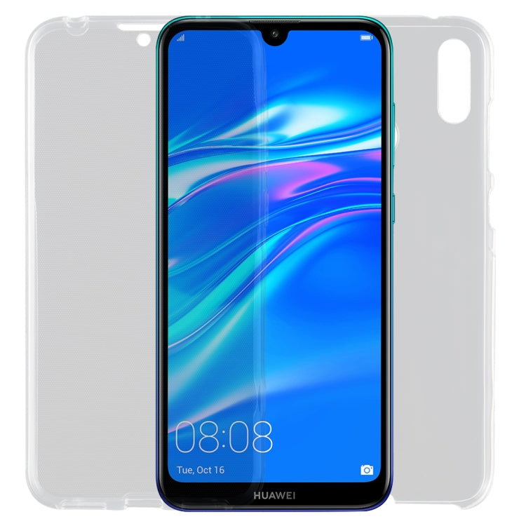 For Huawei Y7 Ultra-thin Double-sided Full Coverage Transparent TPU Case