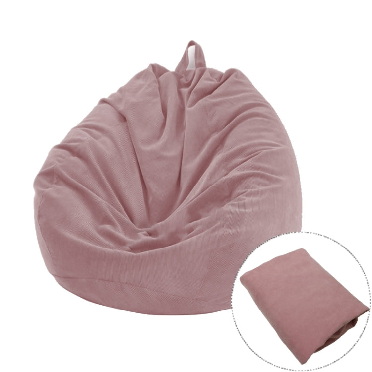 Corduroy Lazy Bean Bag Chair Sofa Cover, Size:70x80cm
