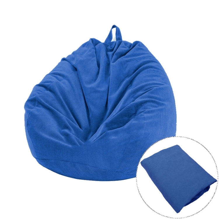 Corduroy Lazy Bean Bag Chair Sofa Cover, Size:70x80cm