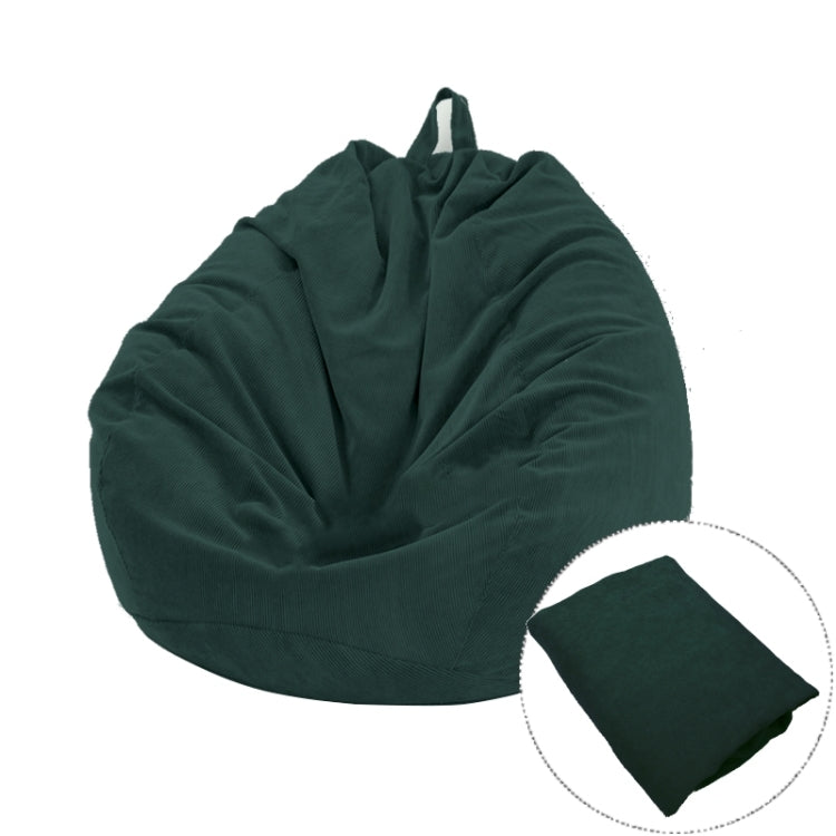 Corduroy Lazy Bean Bag Chair Sofa Cover, Size:70x80cm