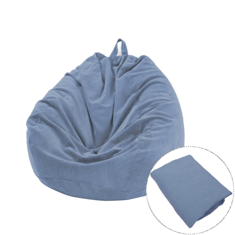 Corduroy Lazy Bean Bag Chair Sofa Cover, Size:100x120cm
