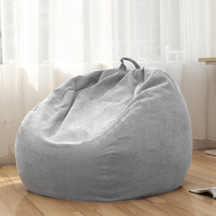 Corduroy Lazy Bean Bag Chair Sofa Cover, Size:100x120cm