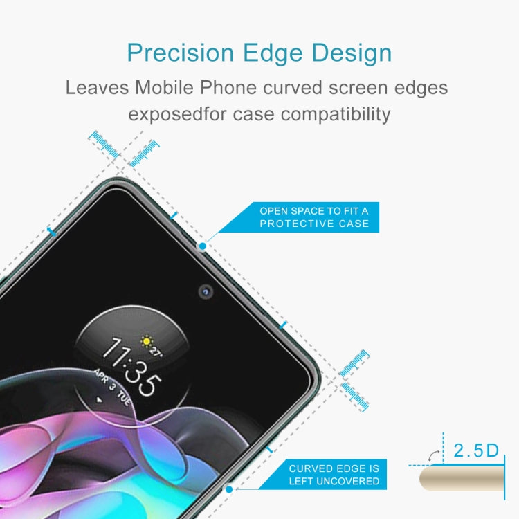 For Motorola Edge 20 Lite / Edge 20 Fusion 10 PCS 0.26mm 9H 2.5D Tempered Glass Film