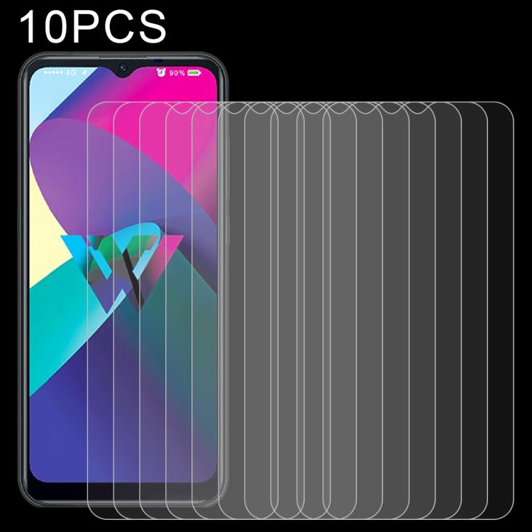 For LG W11 10 PCS 0.26mm 9H 2.5D Tempered Glass Film