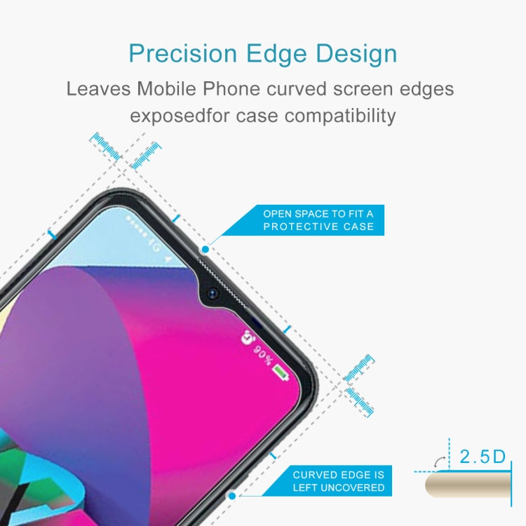 For LG W11 10 PCS 0.26mm 9H 2.5D Tempered Glass Film