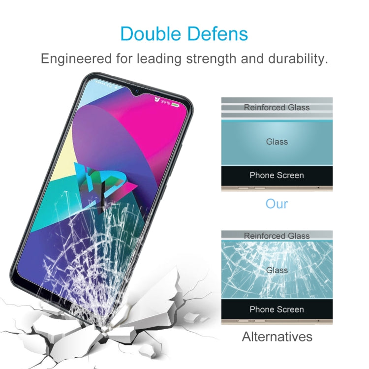 For LG W11 10 PCS 0.26mm 9H 2.5D Tempered Glass Film