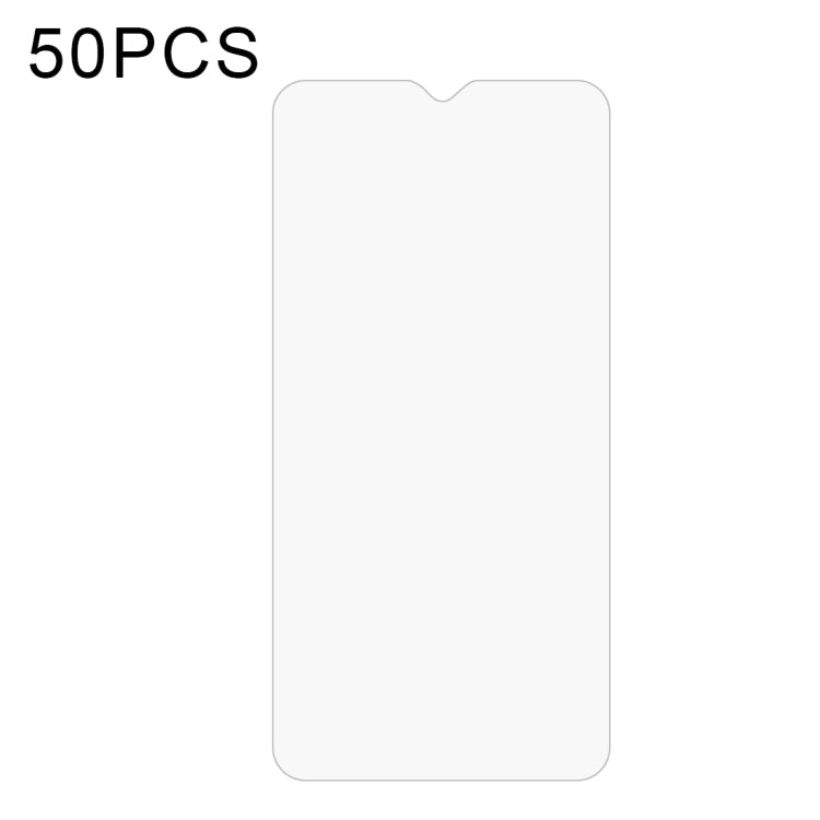 For LG W31 / W31+ 50 PCS 0.26mm 9H 2.5D Tempered Glass Film