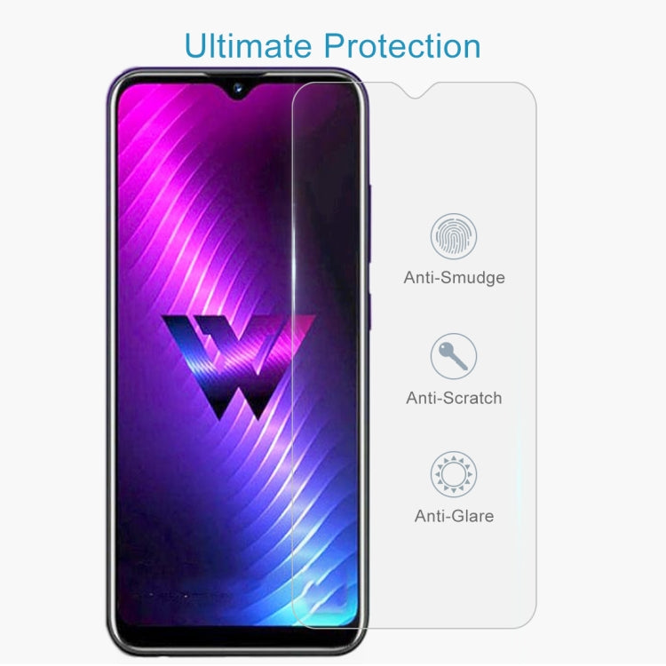 For LG W31 / W31+ 50 PCS 0.26mm 9H 2.5D Tempered Glass Film