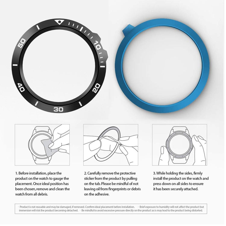 For Garmin Fenix 3/3 HR Smart Watch Steel Bezel Ring, A Version