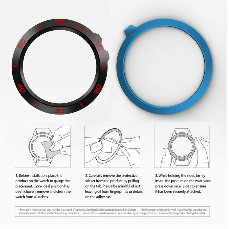 For Garmin Fenix 3/3 HR Smart Watch Steel Bezel Ring, A Version