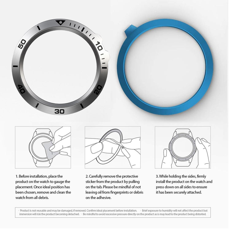 For Garmin Fenix 3/3 HR Smart Watch Steel Bezel Ring, A Version