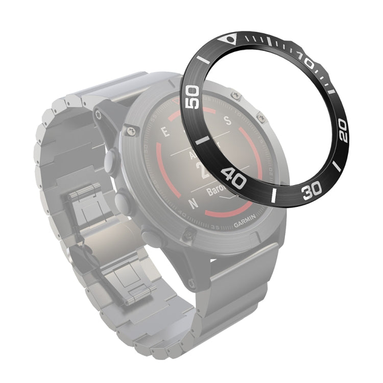 For Garmin Fenix 5X/5X Plus Smart Watch Steel Bezel Ring, A Version