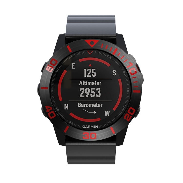 For Garmin Fenix 5X/5X Plus Smart Watch Steel Bezel Ring, A Version