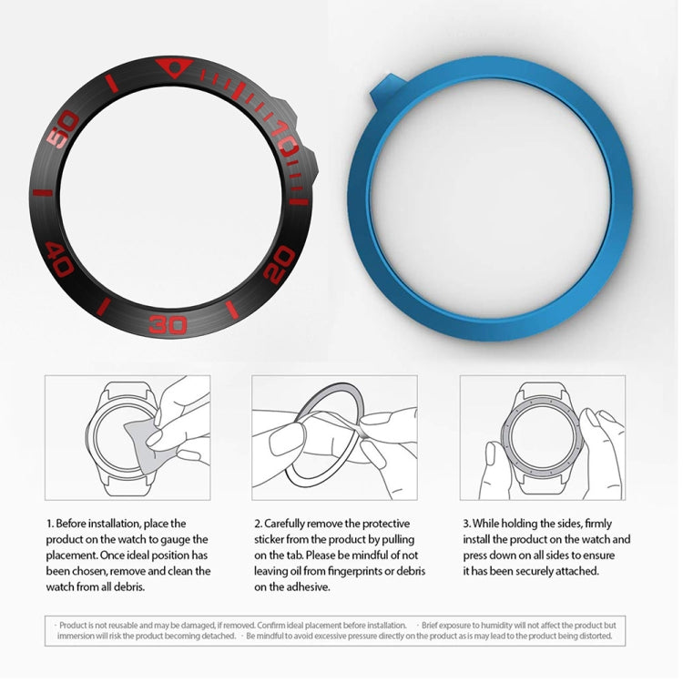 For Garmin Fenix 5X/5X Plus Smart Watch Steel Bezel Ring, A Version