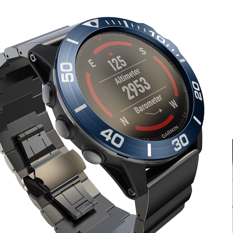 For Garmin Fenix 5X/5X Plus Smart Watch Steel Bezel Ring, A Version
