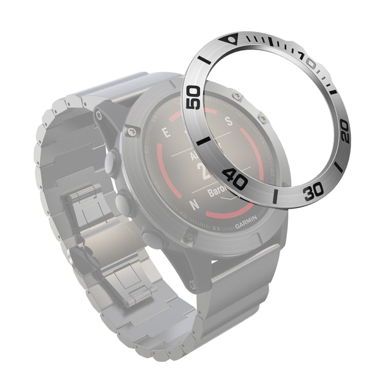 For Garmin Fenix 5X/5X Plus Smart Watch Steel Bezel Ring, A Version