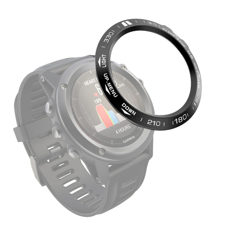 For Garmin Fenix 3/3 HR Smart Watch Steel Bezel Ring, B Version