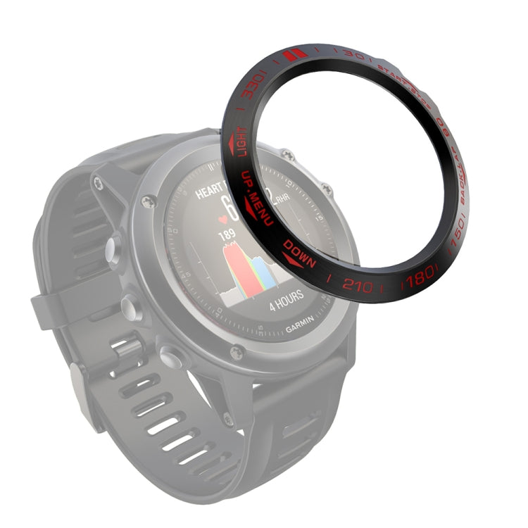 For Garmin Fenix 3/3 HR Smart Watch Steel Bezel Ring, B Version