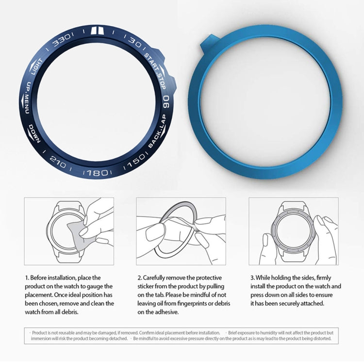 For Garmin Fenix 3/3 HR Smart Watch Steel Bezel Ring, B Version