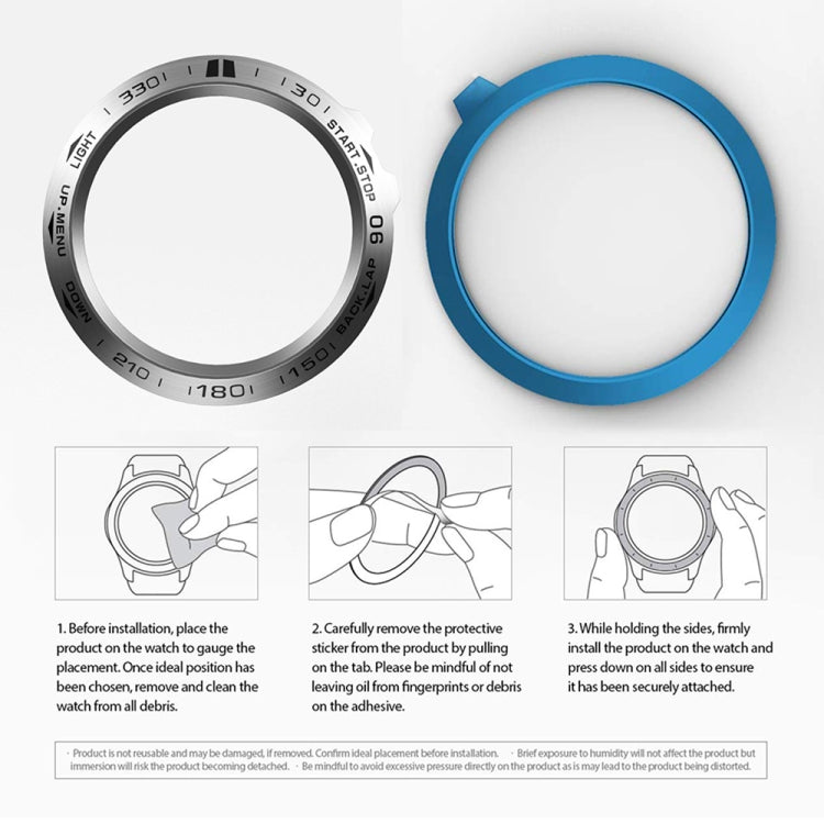 For Garmin Fenix 3/3 HR Smart Watch Steel Bezel Ring, B Version