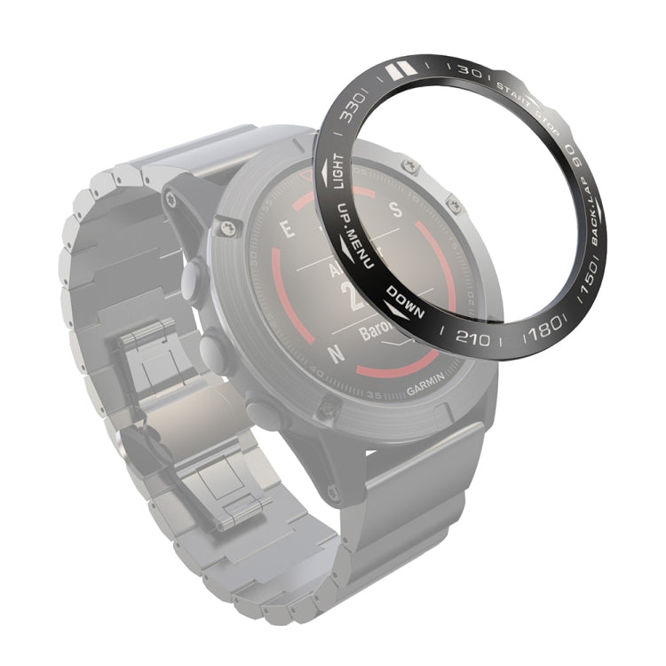 For Garmin Fenix 5X/5X Plus Smart Watch Steel Bezel Ring, B Version