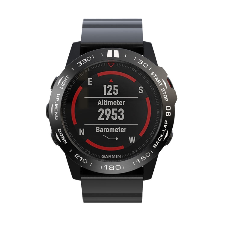 For Garmin Fenix 5X/5X Plus Smart Watch Steel Bezel Ring, B Version