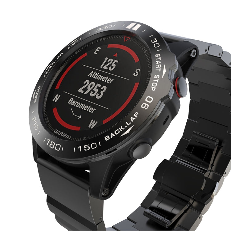 For Garmin Fenix 5X/5X Plus Smart Watch Steel Bezel Ring, B Version