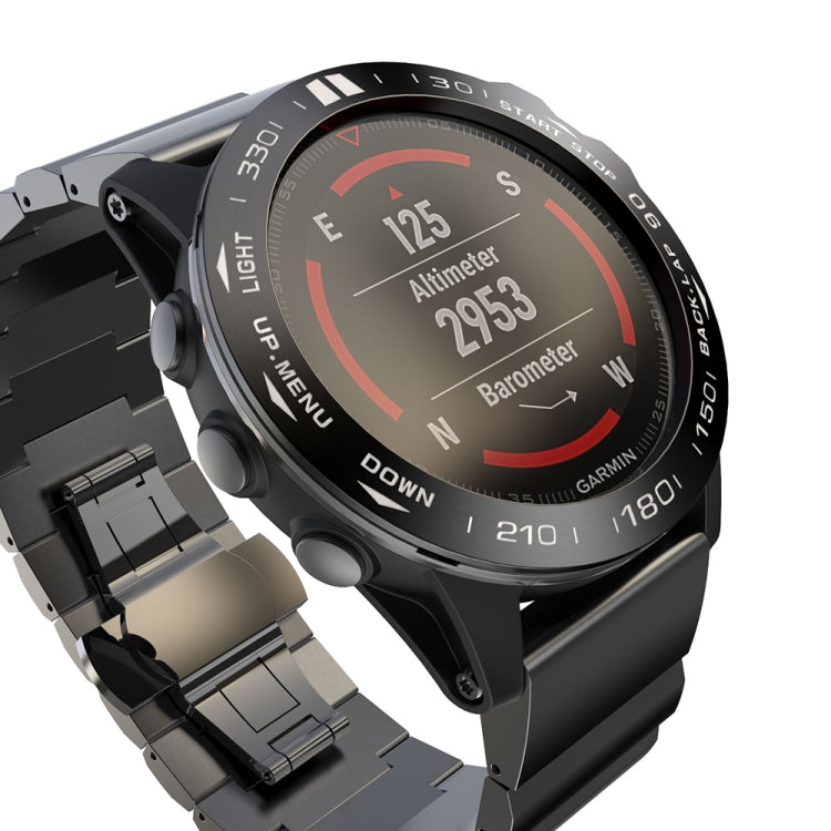 For Garmin Fenix 5X/5X Plus Smart Watch Steel Bezel Ring, B Version