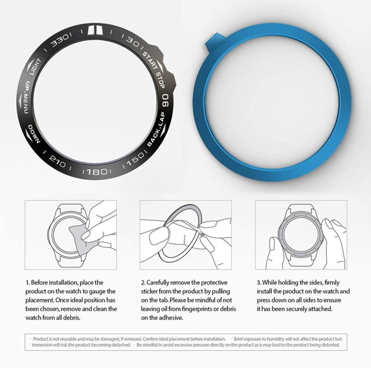 For Garmin Fenix 5X/5X Plus Smart Watch Steel Bezel Ring, B Version