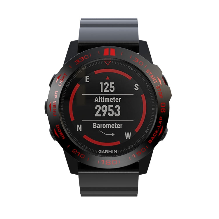 For Garmin Fenix 5X/5X Plus Smart Watch Steel Bezel Ring, B Version