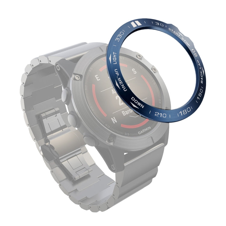 For Garmin Fenix 5X/5X Plus Smart Watch Steel Bezel Ring, B Version