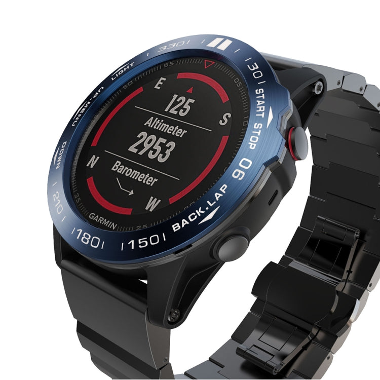 For Garmin Fenix 5X/5X Plus Smart Watch Steel Bezel Ring, B Version