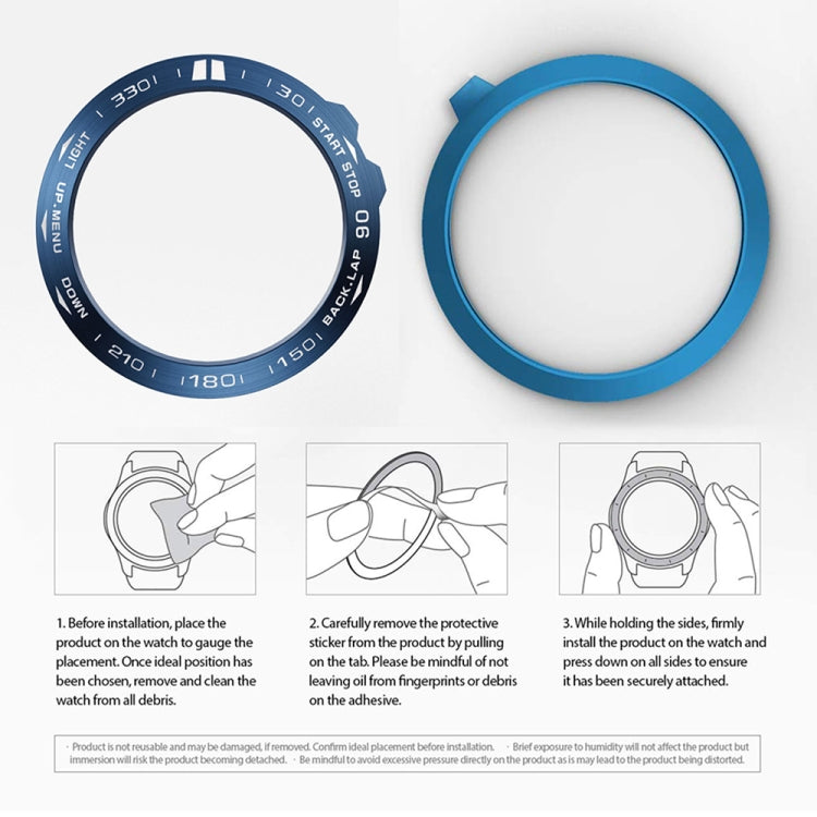 For Garmin Fenix 5X/5X Plus Smart Watch Steel Bezel Ring, B Version