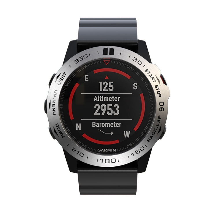 For Garmin Fenix 5X/5X Plus Smart Watch Steel Bezel Ring, B Version
