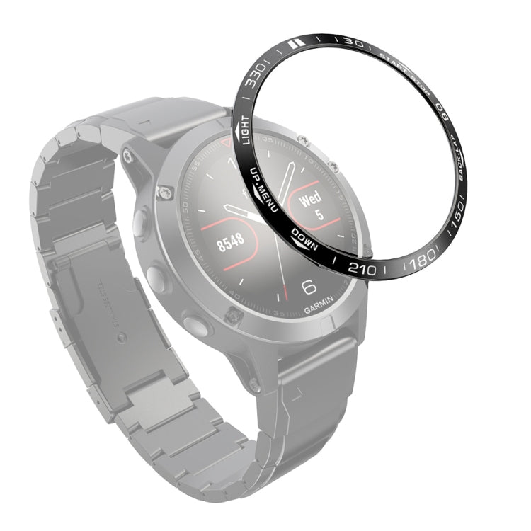 For Garmin Fenix 5 Smart Watch Steel Bezel Ring, B Version