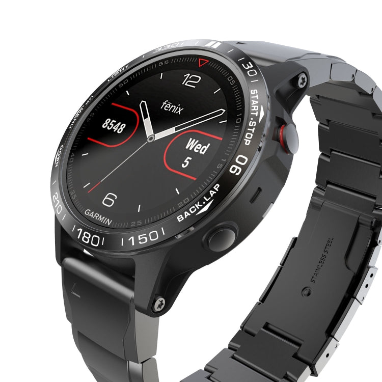 For Garmin Fenix 5 Smart Watch Steel Bezel Ring, B Version