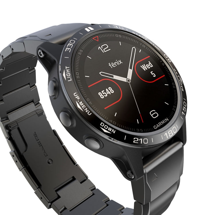 For Garmin Fenix 5 Smart Watch Steel Bezel Ring, B Version