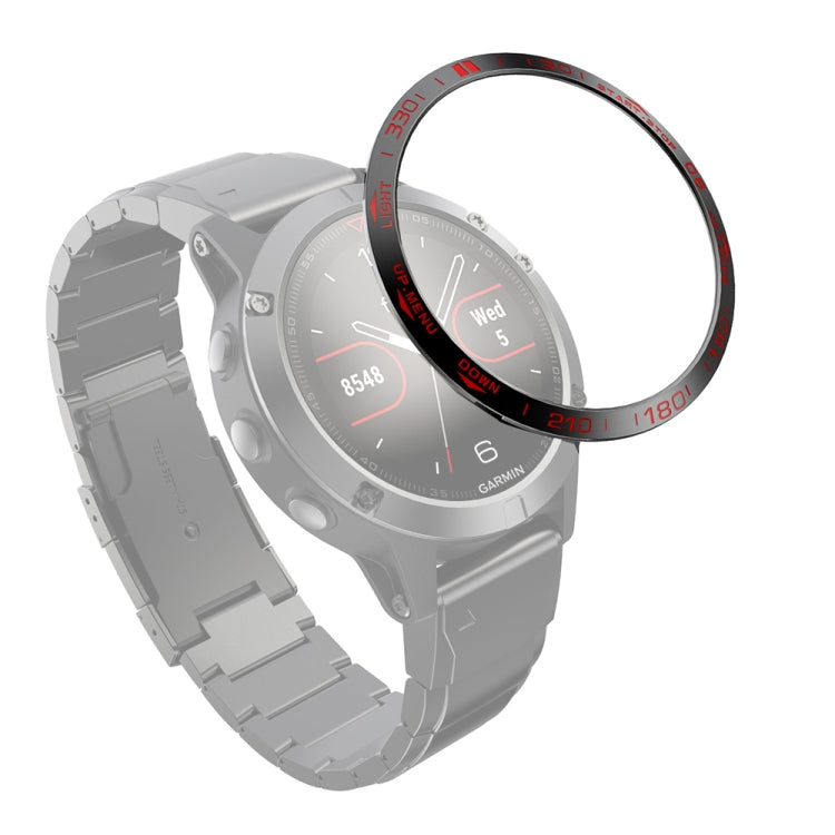 For Garmin Fenix 5 Smart Watch Steel Bezel Ring, B Version