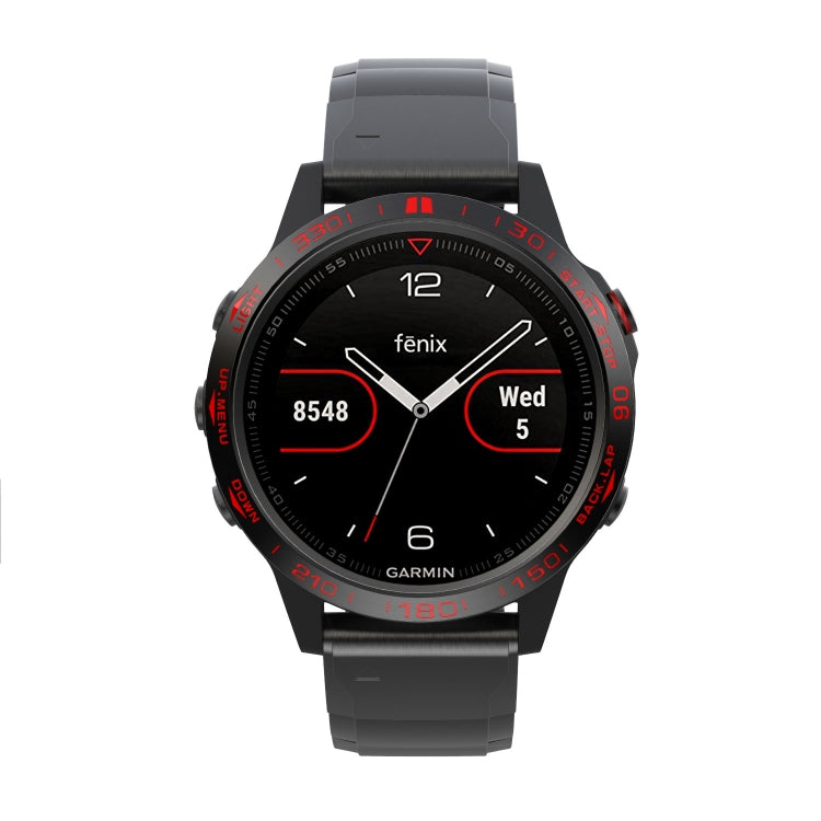 For Garmin Fenix 5 Smart Watch Steel Bezel Ring, B Version