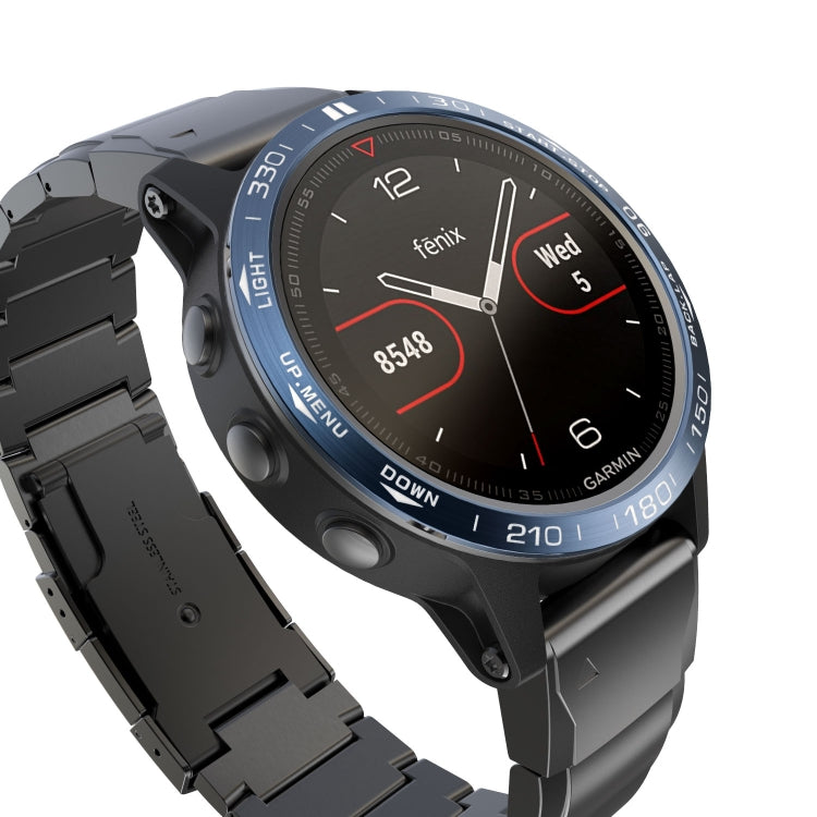 For Garmin Fenix 5 Smart Watch Steel Bezel Ring, B Version